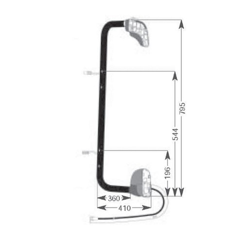 AYNA KOLU AXOR V-2 ATEGO SAG TESISATLI 001 810 9814